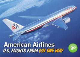 american airlines u.s. flights from $59 one way - go