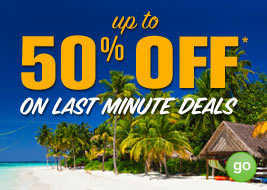 up to 50% off on last minute deals - go