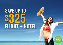 save up to $325 flight + hotel - go