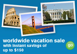 worldwide vacation sale with instant savings of up to $150 - GO