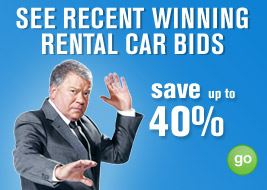 see recent winning rental car bids save up to 40% - GO