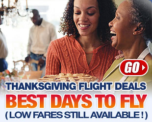 Thanksgiving Flight Deals - the best days to fly