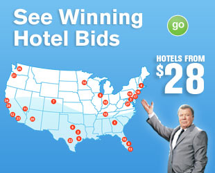 See Winning Hotel Bids - Hotels from $28 - GO
