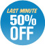 save up to 50% on last minute flights