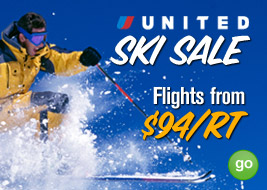 United ski sale flights from $94 RT - GO